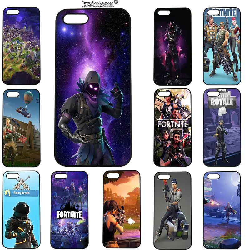 Us 4 89 Mobile Phone Cases Har!   d Pc Plastic Cover For Iphone 8 7 6 6s Plus X 5s 5c 5 Se 4 4s Ipod Touch 5 6 Shell Battle Royale Fortnite In - 